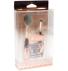 Resim Nascita Bronzy Glow Oval Fırça Seti 2'li 