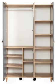 Resim Setay Tarz Genç Odası - 3 Kapılı Dolap, Karyola, Komodin, Masa 