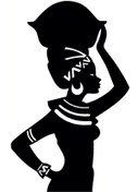 Resim Kıvırcıkyoga Afrikalı Kadın Oto Motor Laptop Duvar Folyo Sticker (Tip 1) 10x16 Cm 