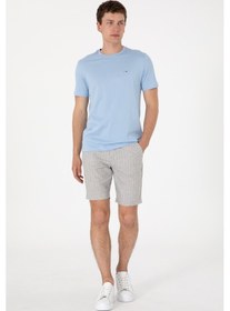 Resim U.s. Polo Assn. Erkek Açık Gri Şort / Bermuda 50300423-vr001 Açık Gri 