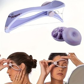 Resim Taşınabilir Yüz Tüyü Alma ve Kaş Açıcı - Hipoalerjenik Plastik, Pilsiz, Şık DIY Güzellik Aracı ile Yanak, Sakal & Çene Kılı Temizliği için Mükemmel, Sorunsuz Epilasyon, Kolay Kullanım Dayanıklı Tasarım, Cilt Bakımının İlk Tercihi 