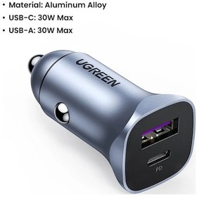 Resim Rj45 Araç Şarj Tipi C Hızlı Usb Şarj İphone Uyumlu 15 14 13 Xiaomi Araç Şarj Hızlı 4.0 30w Car Charger 1 Adeat 