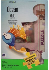 Resim Ocean Multi Vitamin Mineral Balık Yağı 150 ML + Puzzle 