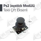 Resim PS2 Joystick Modülü Tekli Çift Eksenli 