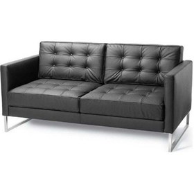 Resim Koltukstilim Mirage Deri İkili Ofis Koltuk Siyah 