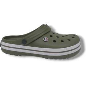 Resim Cflex 145 Unisex Haki Beyaz Haki Sabo Terlik Sandalet 