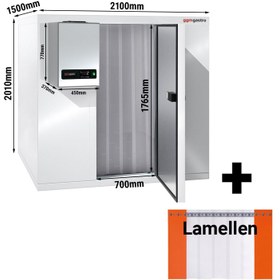 Resim Derin Dondurucu Oda - 2100x1500mm - 4,2m³ -Derin Dondurucu Ünite & Perde dahil 