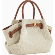 Resim Jw Peı Hana Mini Tote Kahverengi Kanvas Çanta 