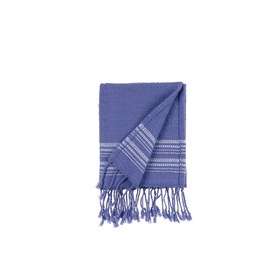 Resim Rin Peştemal/Peşkir - Mor Mavi / 50x90 cm 