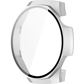 Resim NovStrap Huawei Watch Gt5 Pro 46mm ile Uyumlu Ekran Koruyucu Cam ve Kasa Koruyucu Kılıf Sert Pc 