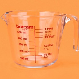 Resim Paşabahçe Borcam Ölçü Kabı - Şeffaf - 500 ml 
