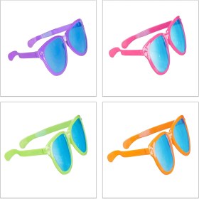 Resim Büyük Parti Gözlüğü Rengarenk 12 Adet 27X9 cm 