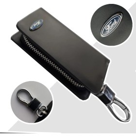 Resim Oto Tuning Lüks Deri Cüzdan - Ford Uyumlu Lüks Gerçek Deri Cüzdan Anahtarlık 