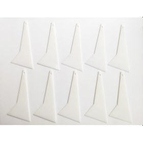 Resim 10 Adet Cam Filmi Çekme Aparatı İnce Ağızlı Uzun Saplı 