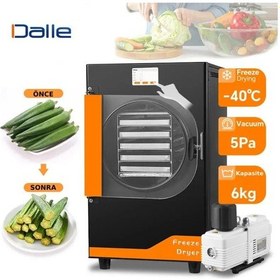 Resim Dalle Dfd-06 Yüksek Teknolojili Freeze Dryer Dondurarak Kurutma Fırını 