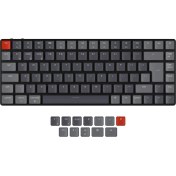 Resim Keychron K3 Ultra-Slim Kablosuz Mekanik Klavye-Bluetooth 5.1-Rgb-Hot-Swappable - Optical Mechanical- Brown Switch- Aluminum Frame - Uk Iso Layout 