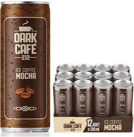 Resim Dark Café 212 Soğuk Kahve Mocha 250 Ml X 12 Adet Hazır 