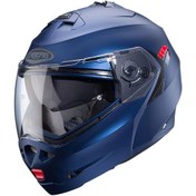 Resim Caberg Duke X Yama Blue Mat Mavi Açılır Motosiklet Kaskı Pinlock 