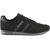 Resim Slazenger Omega In Erkek Sneaker Ayakkabı Siyah / Siyah 