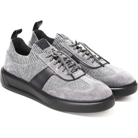 Resim Franceschettı Erkek Oxford ( Klasik) 2259052.3520CI55 CAMOSCIO Grigio 