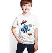 Resim Kişiye Özel Isimli Brawl Stars Ash Baskılı Çocuk Tişört T-Shirt D 