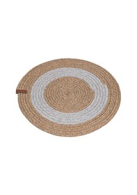 Resim Koza Home Cesta Amerikan Servis El Yapımı Pamuklu Natural Gri Jüt Örme Deko Gri - Hasır 