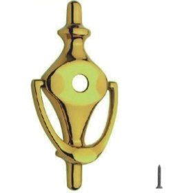 Resim Çelik Kapı Tokmağı, Sarı Renk, Dayanıklı ve Şık Tasarım 