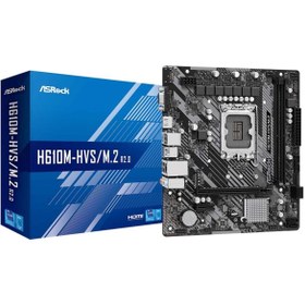 Resim ASROCK H610M-HVS/M.2 R2.0 Intel H610 Soket 1700 DDR4 3200MHz (OC) M.2 Anakart 