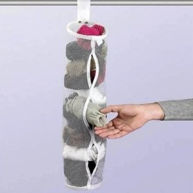 Resim Çerçici Dolap Içi Asılabilir File Çamaşır Filesi - Pratik ve Düzenli Saklama Çözümü 