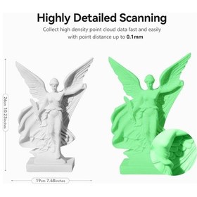 Resim Creality 3d Tarayıcı Ferret Pro, Resmi Cr Tarama Ferret Pro 3d Tarayıcı, Kablosuz Tarama, Sarsıntı Önleyici Takip, Hızlı Tam Renkli Tarama, 0,1 Mm Doğruluk 