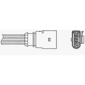 Resim Ngk 1884 OZA510-V11 Oksijen Sensörü Kat. Arka Caddy Iii-Golf V-Vi-Jetta Iii-Touran 1.6 Ngk 0068 Dpmah 
