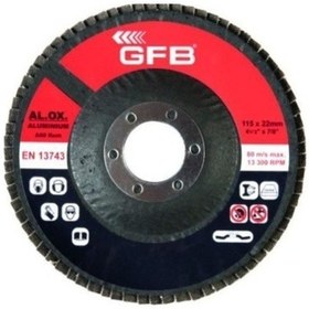 Resim Gfb 115 22 A60 Kum Flap Disk Kırmızı Gfb2327 