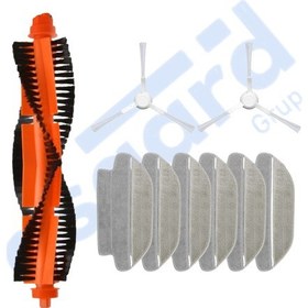 Resim Viomi Mop Pro, 3c ,3c Plus Uyumlu 1 Ana Fırça 2 Yan Fırça 6 Mop Pkt-iasgf0000432 