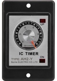 Resim Aubyhe Berm Zaman Rölesi Ah2-y - 10 Saniye Gecikmeli Kontrol - 220v Pvc Vücut - Yüksek Doğruluklu 0.3% 0.05s Elektrikli Zamanlayıcı 