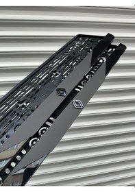 Resim Vipplaka Renault 2 Uyumlu Ortası Mat Plakalık 