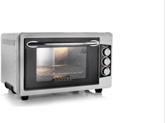 Resim Schafer Backofen Mini Fırın Çift Cam Gri Schafer