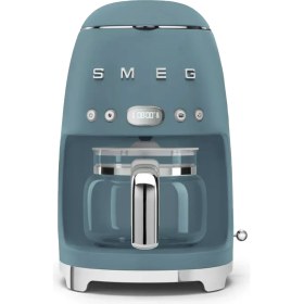Resim Smeg 50's Style Storm Blue Kettle-1x2 Ekmek Kızartma Makinesi ve Filtre Kahve Makine Seti 