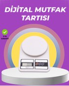 Resim FTA TİCARET Beyaz Plastik Dijital Mutfak Tartısı – 24x16.8x1.5cm 