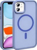 Resim Nihcase iPhone Uyumlu 11 Kılıf Magsafe Özellikli Mat Pc Sio Kapak 
