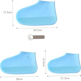 Resim BESPORTBLE 3çiftler Yetişkinler Için Silikon Ayakkabı Kapağı Su Geçirmez Kaymaz Dayanıklı Bot Koruyucu Yağmurlu Günler Için Kamp Balıkçılık Ve Bisiklet İçin Uygun Renk 
