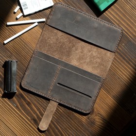 Resim Hi Leather Alchera Tütün Kesesi / Kılıfı İsimli. Kişiye Özel 