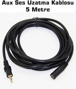 Resim 5Mt Stereo Dönüştürücü Kablo 3 5E 3 5D 