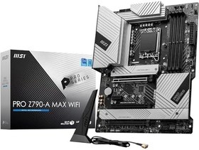 Resim MSI PRO Z790-A Max WIFI DDR5 Intel Z790 Soket 1700 DDR5 7800(OC) MHz ATX Gaming (Oyuncu) Anakart 