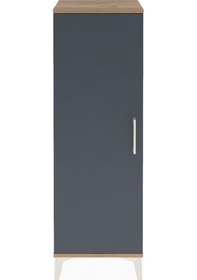 Resim Arges Dolap Tek Raflı Tek Kapaklı Tek Askılı 44x30x134 Çam-an... Çam 