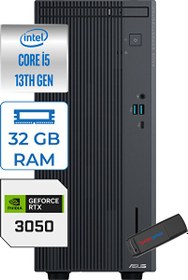 Resim Asus Expertcenter P500MV Intel Core I5-13420H 32GB DDR5 512GB SSD Windows 11 Home 6GB/RTX3050 Minitower Masaüstü bilgisayar WG7136216512B0DH12 