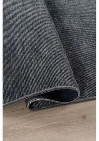 Resim Troy Yıkanabilir Kaydırmaz, Pamuk Dokuma, Premium Kalite Salon&mutfak&yemek Odası Kilimi Antrasit Antrasit 