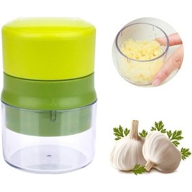 Resim Profesyonel Sarımsak Presi, Temizlenmesi Ve Kesilmesi Kolay, Dayanıklı, Saklama Kavanozu İle Birlikte, Sarımsak Ve Fındık İçin Uygundur 