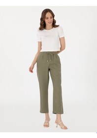 Resim Pierre Cardin Kadın Haki Pantolon Kanvas-chino 50301256-vr027 Haki 