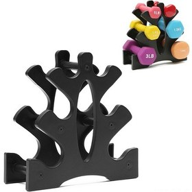 Resim Reedark Evde Ve Spor Salonu İçin Pratik Dambıl Saklama Rafı - Kompakt Tasarım 