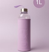 Resim Fhilli H2O Deri Kılıflı Cam Matara 1000 ml 